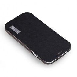 „ROCK“ Elegant atverčiamas dėklas - juodas (Galaxy S4)