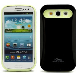 „i-Glow“ dėklas - juodas (Galaxy S3)