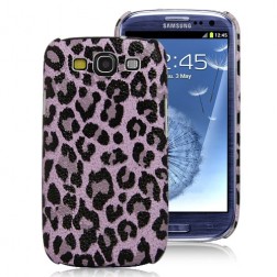 „Leopardinis“ dėklas - rožinis (Galaxy S3)