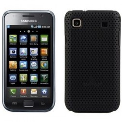 Tinklelio formos dėklas - juodas (Galaxy S)