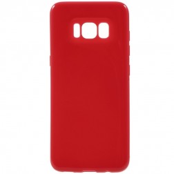 Kieto silikono (TPU) dėklas - raudonas (Galaxy S8)