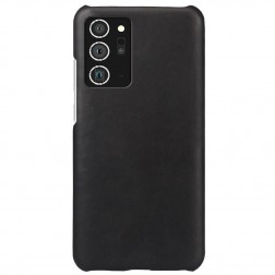 Slim Leather dėklas - juodas (Galaxy Note 20)
