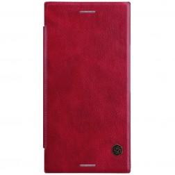 „Nillkin“ Qin atverčiamas dėklas - raudonas (Xperia XZ Premium)