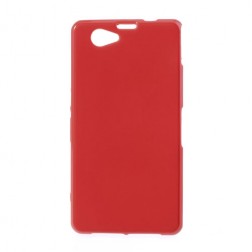  Silikoninis dėklas - raudonas (Xperia Z1 compact) ﻿ 