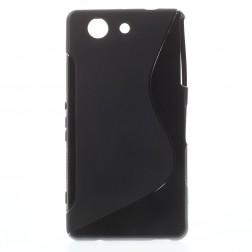 Kieto silikono dėklas - juodas (Xperia Z3 Compact)
