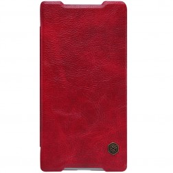 „Nillkin“ Qin atverčiamas dėklas - raudonas (Xperia Z5 Compact)
