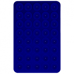 „Suction Pad“ silikoninis siurbtukų kilimėlis (laikiklis) - tamsiai mėlynas