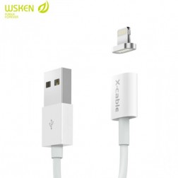 „Wsken“ X-Cable Mini magnetinis lightning USB laidas - baltas (1 m.)