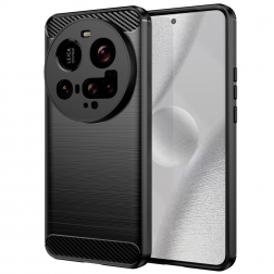 „AILES“ Carbon kieto silikono (TPU) dėklas - juodas (Xiaomi 15 Ultra)