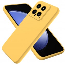 „Shell“ kieto silikono (TPU) dėklas - geltonas (Xiaomi 14)