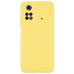 „Shell“ kieto silikono (TPU) dėklas - geltonas (Poco M4 Pro 4G)