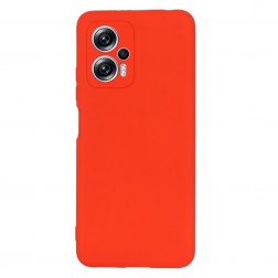 „Shell“ kieto silikono (TPU) dėklas - raudonas (Poco X4 GT / Redmi Note 11T Pro / Redmi Note 11T Pro+)