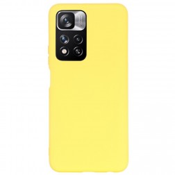 „Shell“ kieto silikono (TPU) dėklas - geltonas (Redmi Note 11 Pro+)