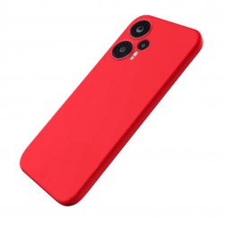 „Shell“ kieto silikono (TPU) dėklas - raudonas (Redmi Note 12 Turbo / Poco F5 5G)