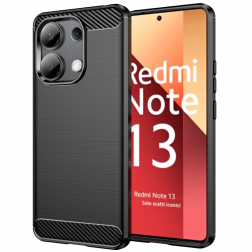 „AILES“ Carbon kieto silikono (TPU) dėklas - juodas (Redmi Note 13 4G)