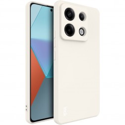 „Imak“ kieto silikono (TPU) dėklas - smėlio spalvos (Redmi Note 13 Pro 5G / Poco X6 5G)
