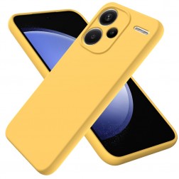 „Shell“ kieto silikono (TPU) dėklas - geltonas (Redmi Note 13 Pro+ 5G)