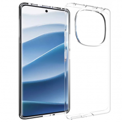 Kieto silikono (TPU) dėklas - skaidrus (Redmi Note 14 Pro 4G)