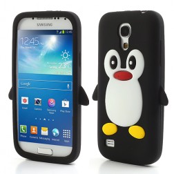 Žaismingas silikoninis dėklas - pingvinas (Galaxy S4 mini)