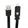 „Forever“ 2 IN 1 USB laidas (lightning/micro USB) - juodas (1 m.)