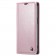 „CaseMe“ Leather solidus atverčiamas dėklas - rožinis (iPhone 15 Pro)