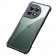 „XUNDD“ kieto silikono (TPU) akrilinis dėklas - skaidrus / juodas (OnePlus 11)