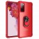 „Fashion“ Kickstand kieto silikono (TPU) dėklas - skaidrus / raudonas (Galaxy A52 / A52s)