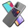 „KSQ“ Shell dėklas su kišenėle - pilkas (Galaxy A52 / A52s)