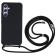 „Strap“ kieto silikono (TPU) dėklas - juodas (Galaxy A55)