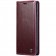 „CaseMe“ Leather solidus atverčiamas dėklas - bordo (Galaxy A55)