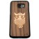 „Crafted Cover“ natūralaus medžio dėklas - Pelėda (Galaxy S7 Edge)