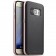 „IPAKY“ kieto silikono (TPU) dėklas - juodas / rožinis (Galaxy S7 Edge)