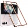 „GKK“ plastikinis skaidrus dėklas - auksinis (Galaxy Z Fold3)
