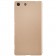 „Nillkin“ Frosted Shield dėklas - auksinis + apsauginė ekrano plėvelė (Xperia M5)