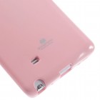 Samsung Galaxy Note Edge rožinis Mercury kieto silikono (TPU) dėklas
