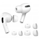 AirPods Pro (Pro 2) silikoniai balti ausinių antgaliai
