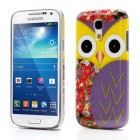 Samsung Galaxy S4 Mini dėklas - Pelėdžiukas, violetinis