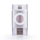 „iDiskk“ Lightning USB 3.0 Flash Drive sidabrinė 16 Gb atmintinė