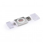 „iDiskk“ Lightning USB 3.0 Flash Drive sidabrinė 16 Gb atmintinė