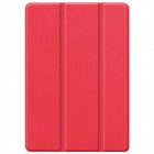 Apple iPad 10,2 (2019) atverčiamas raudonas odinis dėklas - knygutė (sulankstomas)
