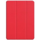 Apple iPad Pro 12.9" 2018 atverčiamas raudonas odinis dėklas - knygutė