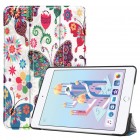Apple iPad mini 4 (iPad mini 2019) Butterflies atverčiamas spalvotas dėklas - knygutė
