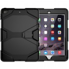 Apple iPad 9.7" 2017 (iPad 9.7" 2018) sustiprintos apsaugos dėklas - juodas - nugarėlė