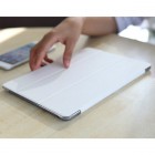 Apple iPad Air 2 plonas atverčiamas „Rock“ Uni baltas odinis dėklas