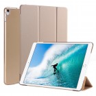 Apple iPad Pro 10.5" (iPad Air 2019) atverčiamas auksinis slim case odinis dėklas - knygutė