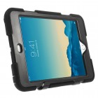 Apple iPad Mini 1 / 2 / 3 / 4 sustiprintos apsaugos dėklas - juodas - nugarėlė