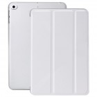 Apple iPad mini 4 (iPad mini 2019) atverčiamas baltas slim case odinis dėklas - stovas