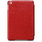 Prabangus „HOCO“ Retro Crystal serijos odinis atverčiamas raudonas Apple iPad mini 4 (iPad mini 2019) dėklas