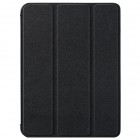 Apple iPad mini 6 2021 atverčiamas juodas odinis dėklas - knygutė su vieta liestukui