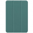 Apple iPad mini 6 2021 atverčiamas žalias odinis dėklas - stovas